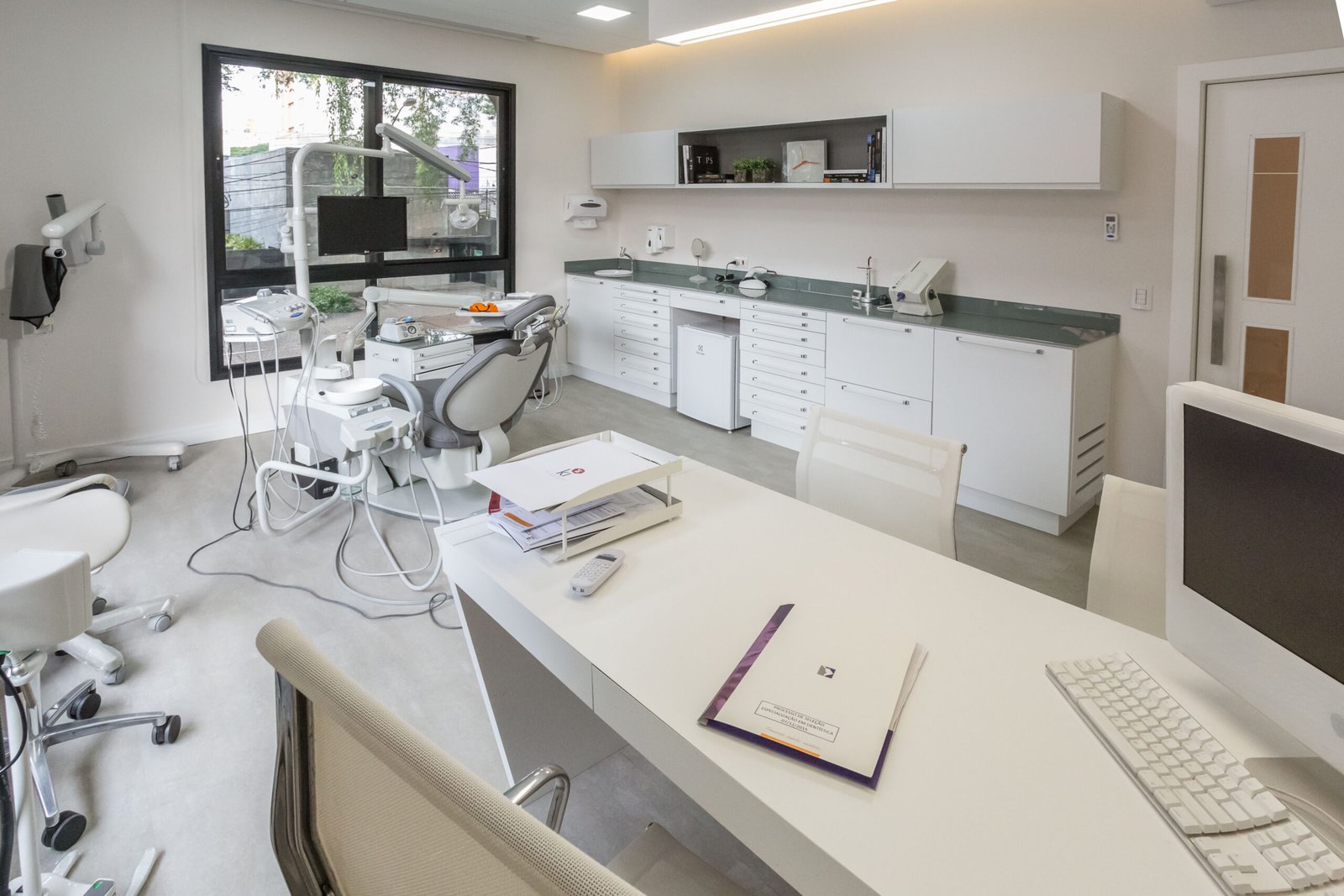 Ambiente de atendimento confortável